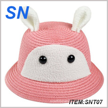 2014 Good Quality Wholesale Newest Custom Cartoon Kids Straw Hat